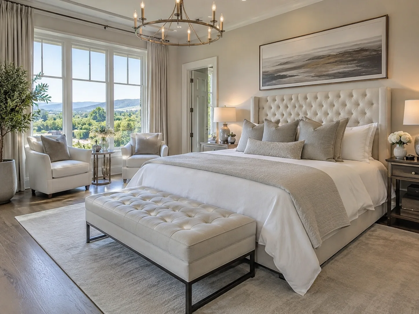 Chambre parentale parfaitement préparée